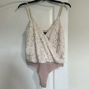 White Lace Bodysuit